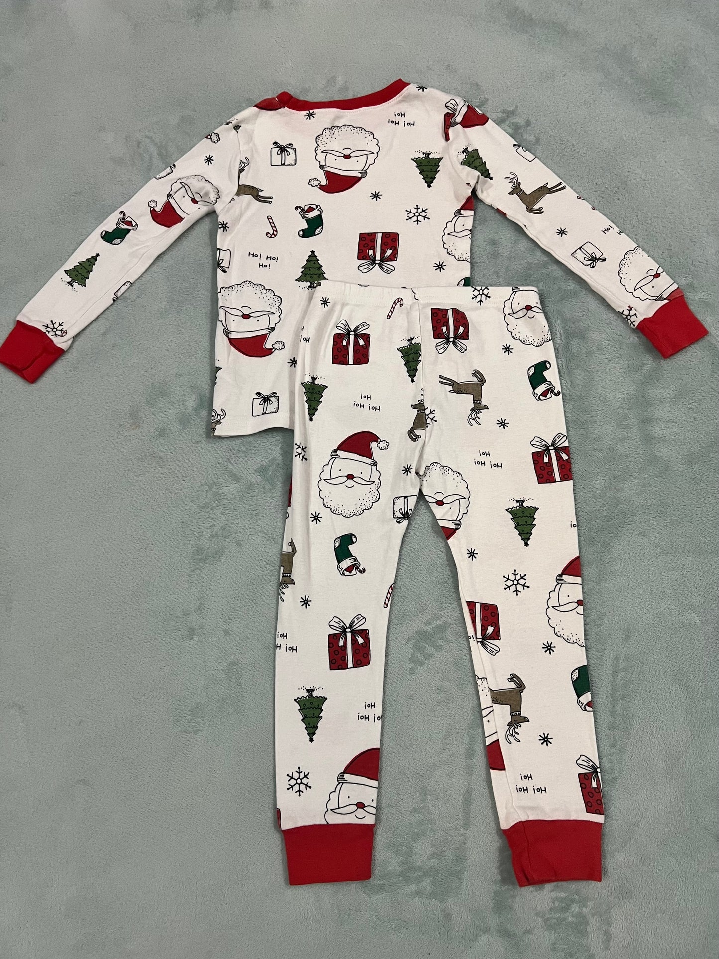 #5 Carters Gender Neutral Christmas Pajamas 4t