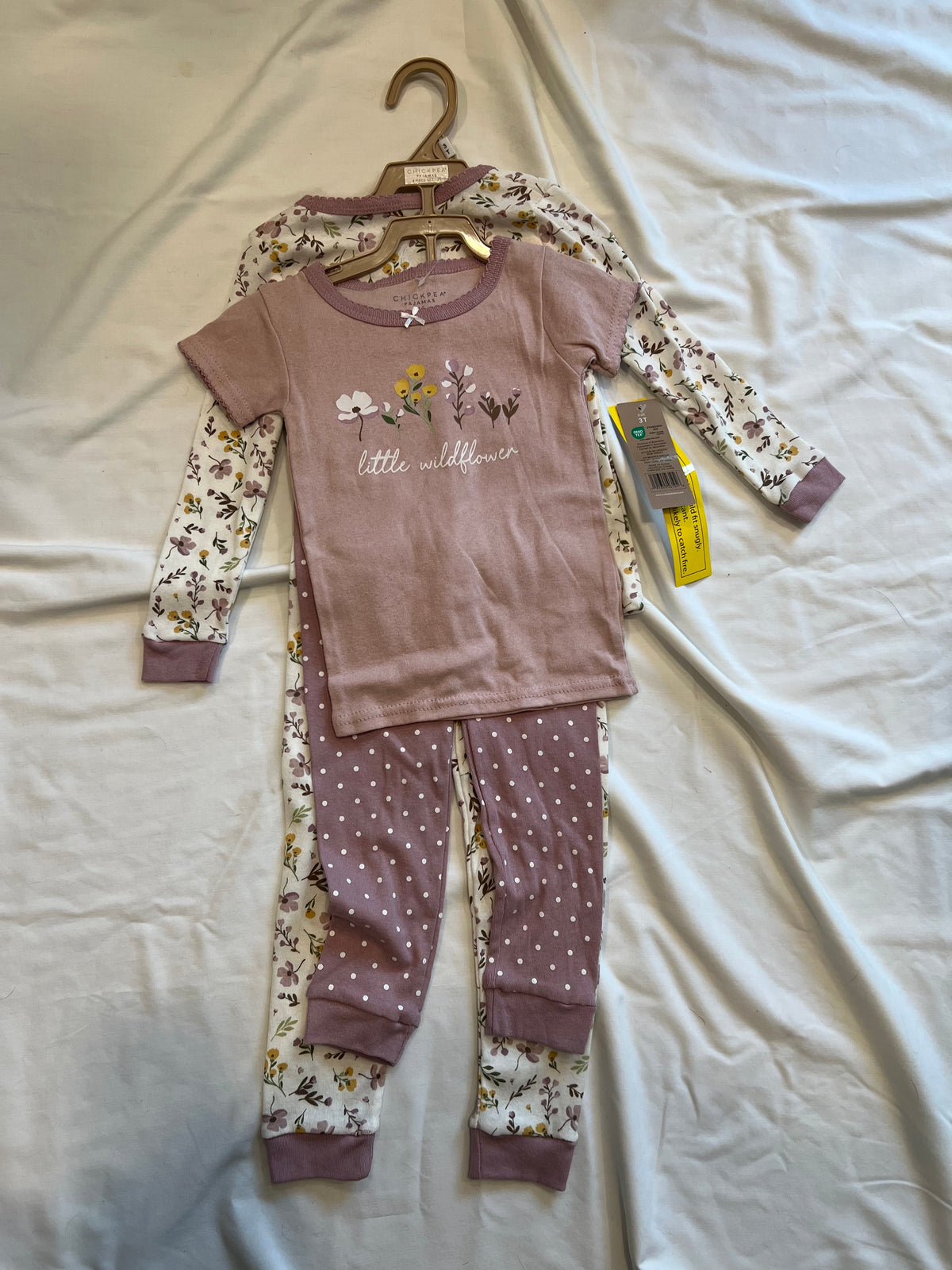 #24 size 3T chickpea pajamas. Two pieces