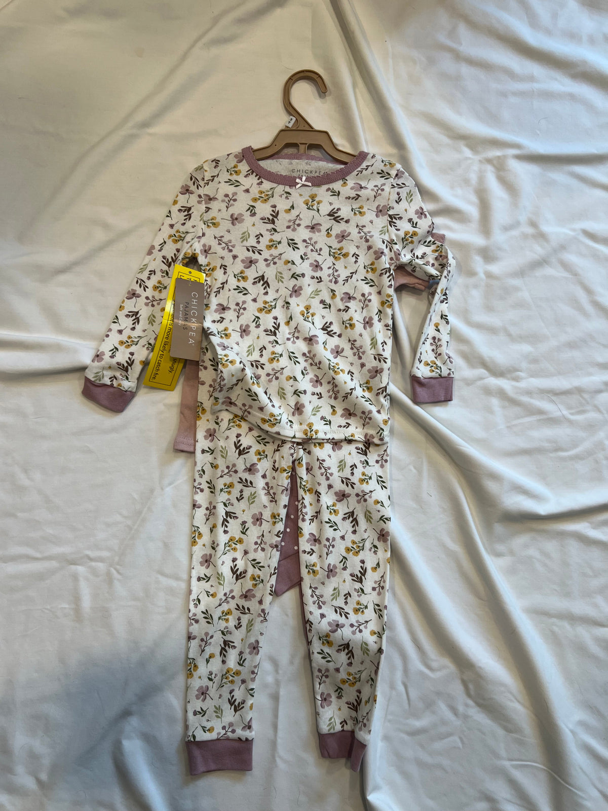 #24 size 3T chickpea pajamas. Two pieces