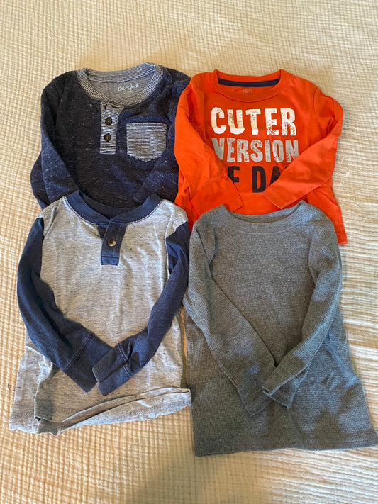 #63-18 month long sleeve shirts