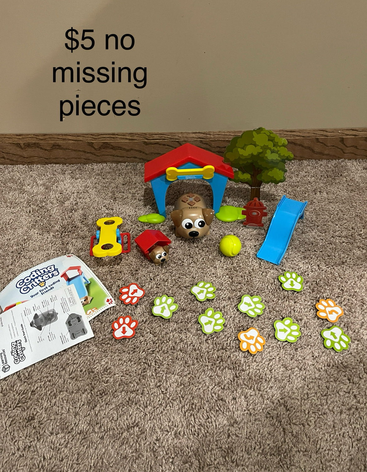 135 STEM, coding critter Toy, dog and puppy