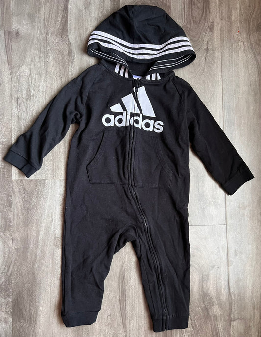 Gender Neutral 18 Month - Adidas Outfit with Hood
