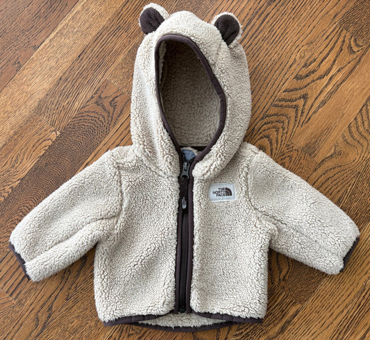 #103 • 0-3m • North Face • Sherpa Fleece Jacket