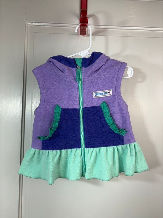 Seller 189 Girls Size XS Obermeyer fleece vest EUC