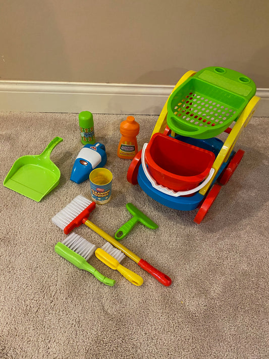 Cleaning Cart Assorted Toys