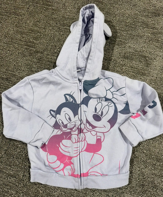 #133 Gap size 5 zip up hoodie disney