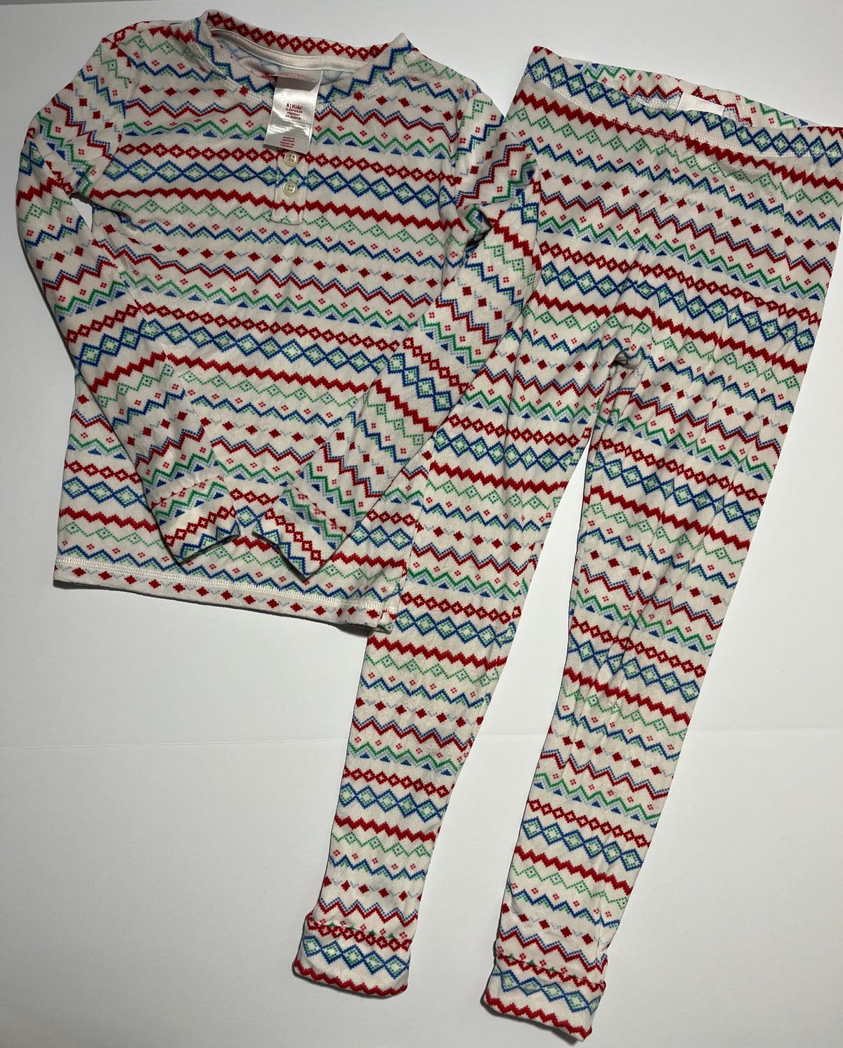 #150 wondershop family matching fair isle pajama set 6, 8, 10, women’s xs/small, men large/medium