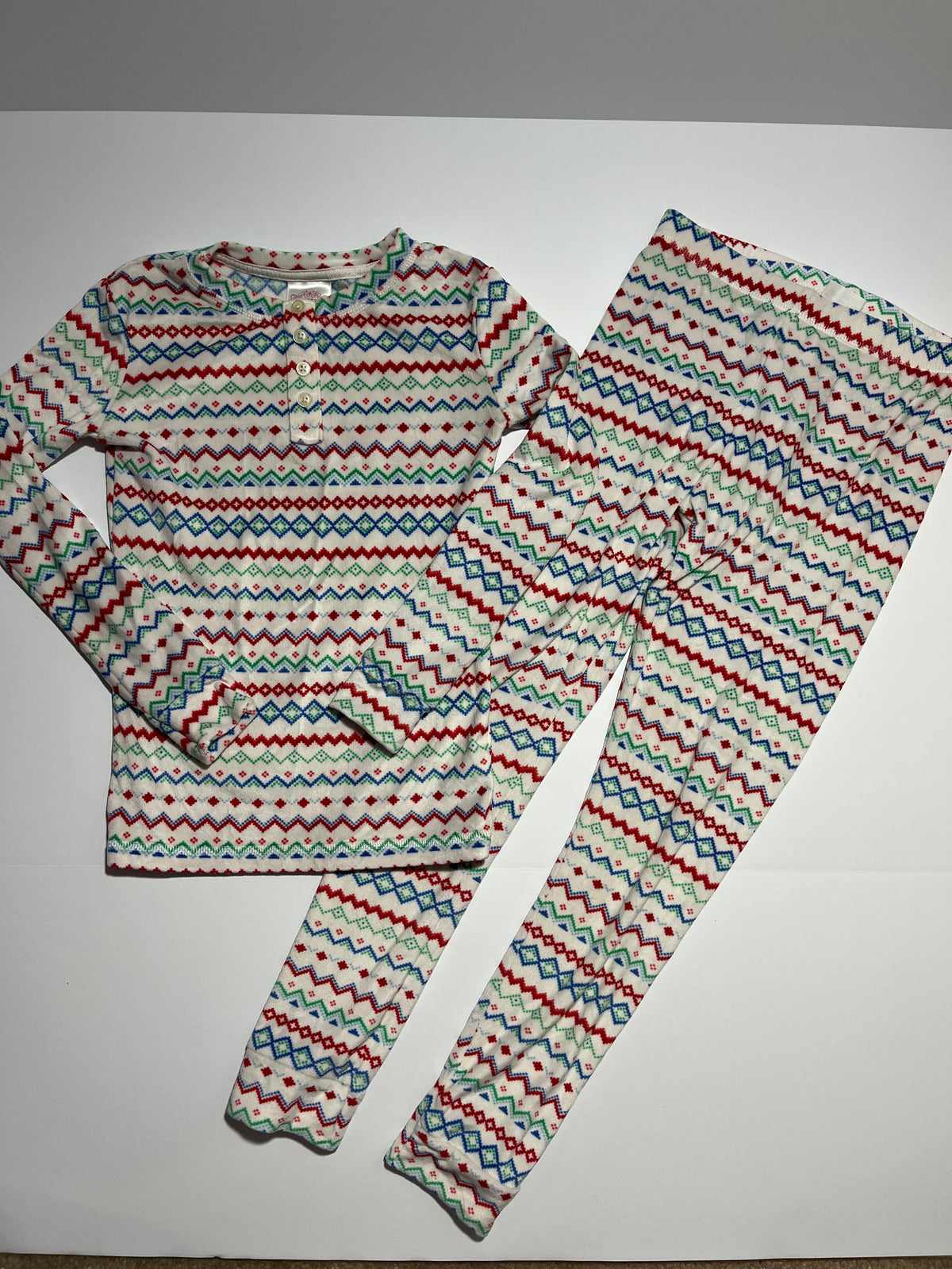 #150 wondershop family matching fair isle pajama set 6, 8, 10, women’s xs/small, men large/medium