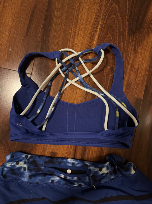 Seller #144 Lululemon Cobalt Blue Sports Bra Size 4