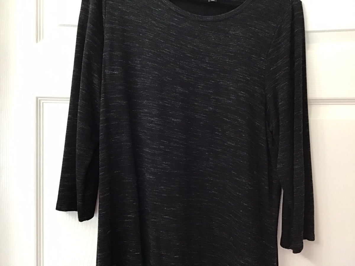 #90: Hilary Radley Women’s Black Midi Dress Size XL