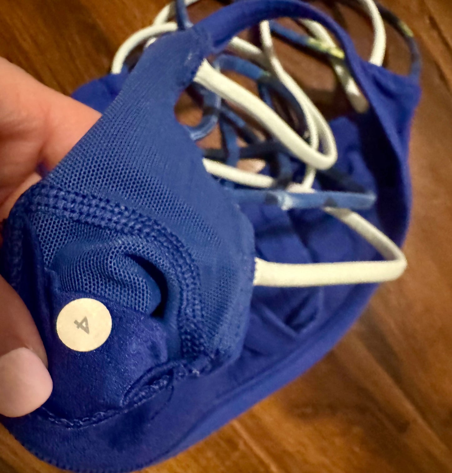 Seller #144 Lululemon Cobalt Blue Sports Bra Size 4