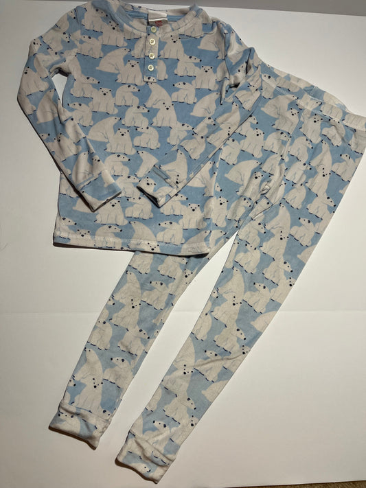 #150 women’s small wondershop polar bear super soft velour pajamas