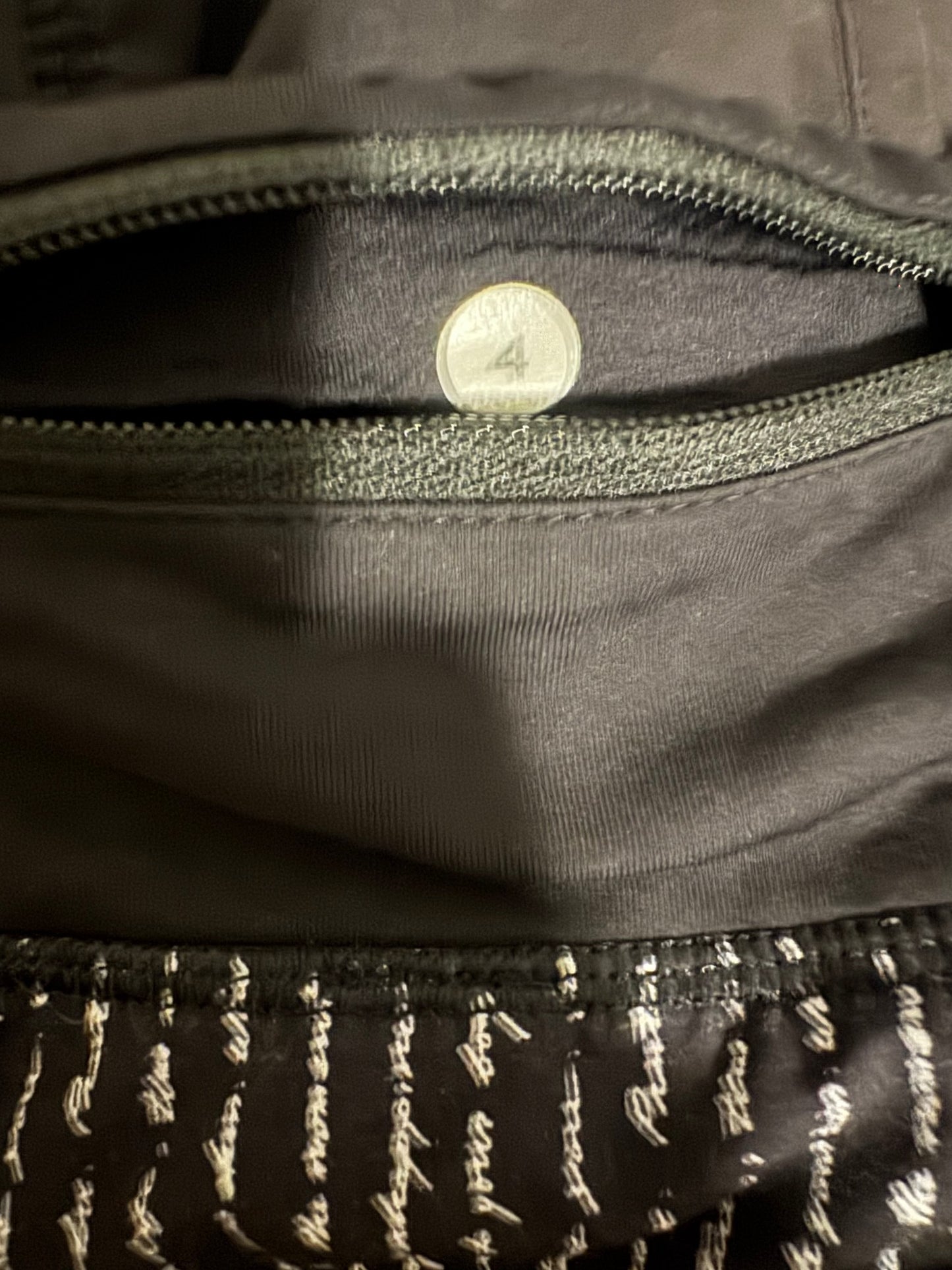 Seller #144 Lululemon Shorts "Speed Up High Rise Short - 2.5 inch" Size 4 - Black and White