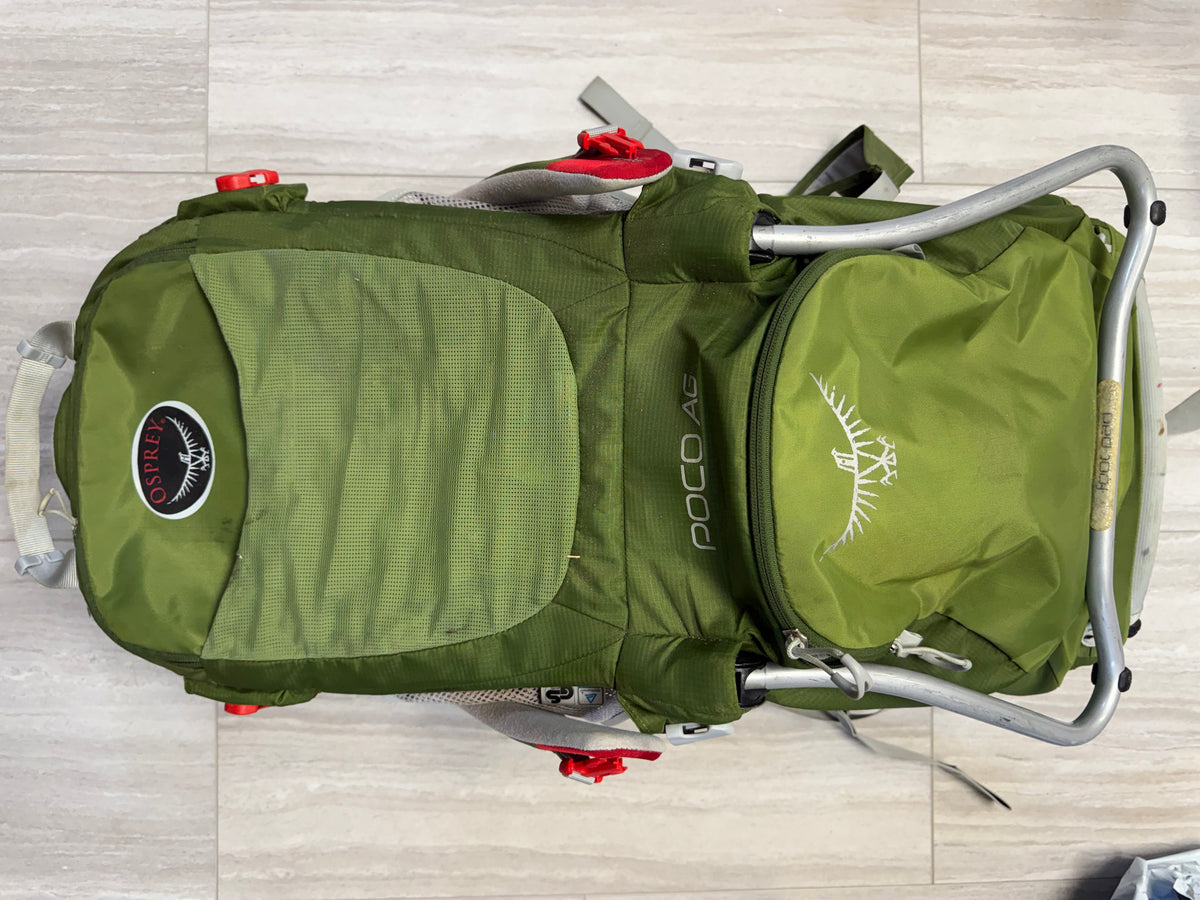 #110 Osprey Poco AG Carrier in Green