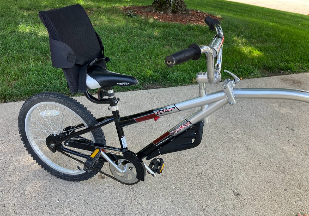 #119-WeeRide Tag Along Copilot Bike Trailer Seat