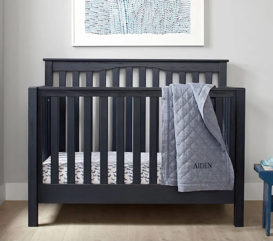 #110 Pottery Barn Kendall Navy Crib Toddler Conversion Kit