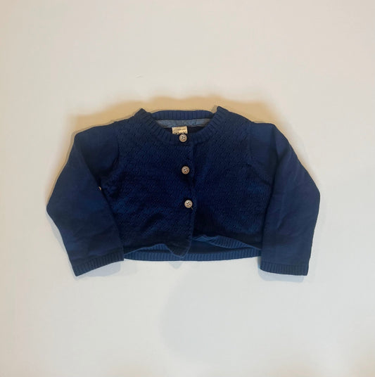 Seller #60 Carters Navy Blue Knit Cardigan Girls Size 9 months