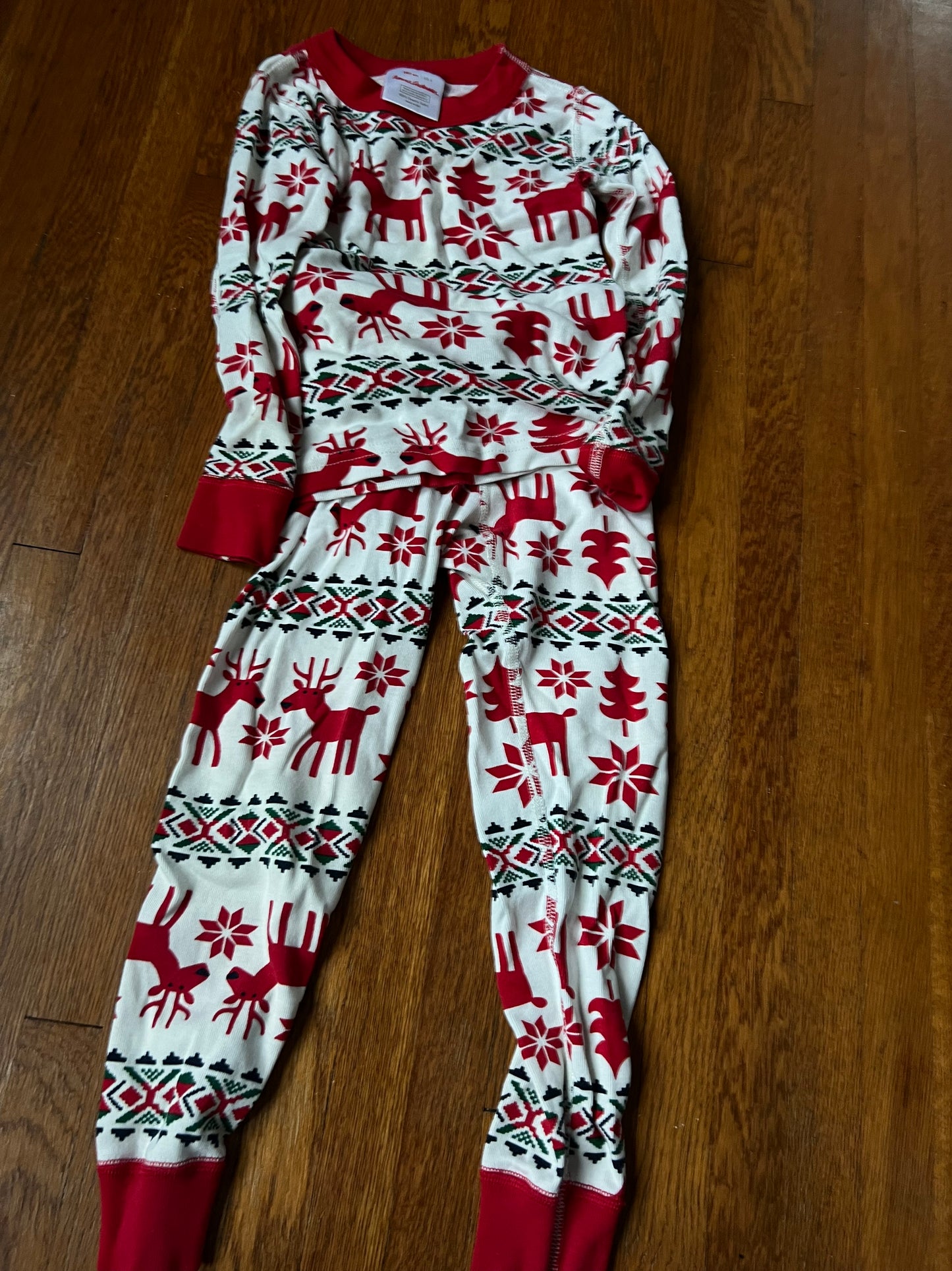 Hanna Andersson 4T Holiday Pajamas VGUC PPU 45212