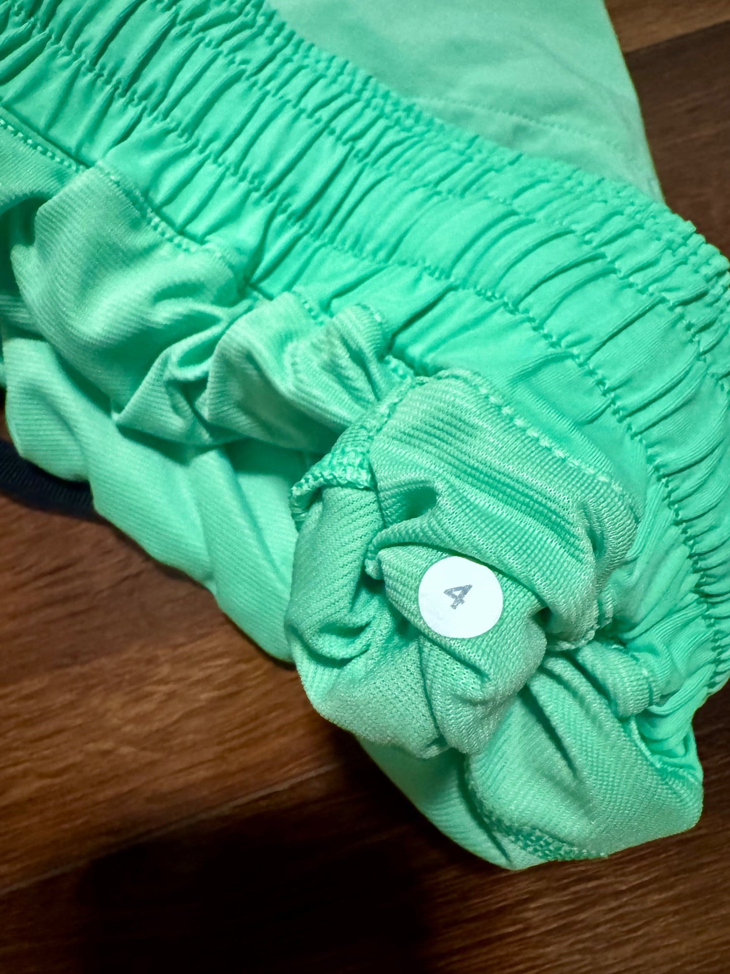 Seller #144 Hotty Hot High-Rise Lined Short 2.5" -  Lime Green Size 4