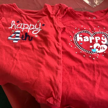 Seller #223 - 4th of July Shirts - 3T