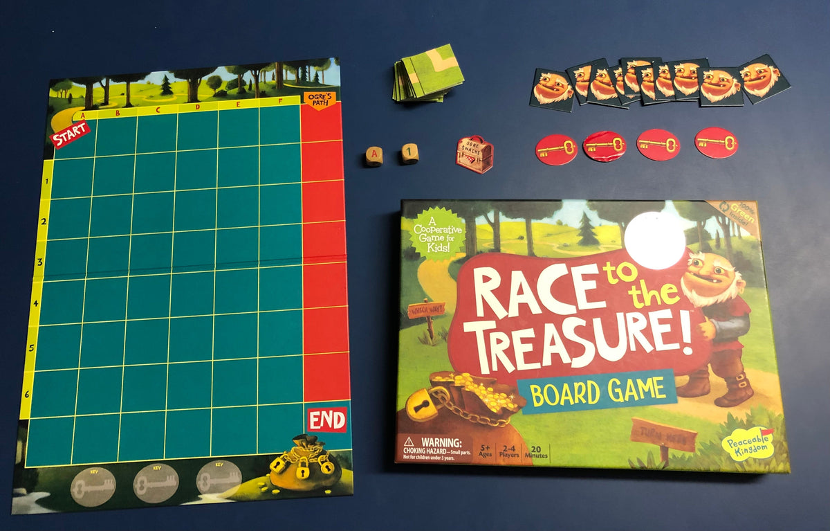 #137 Race to the treasure board game