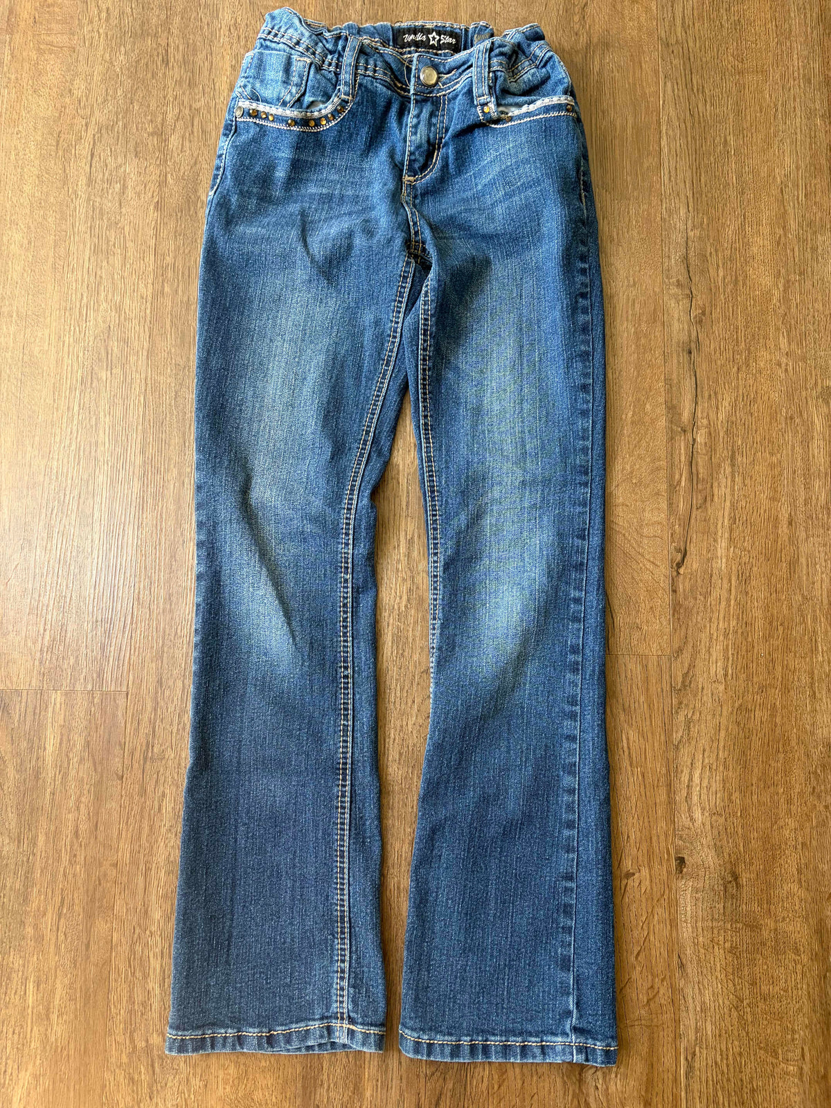 #126 VGUC Vanilla Star Dark Wash Jeans Girls 12