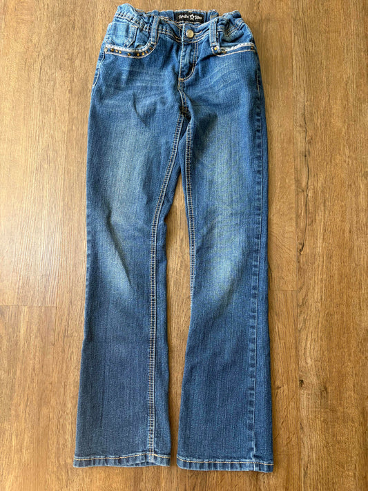 #126 VGUC Vanilla Star Dark Wash Jeans Girls 12