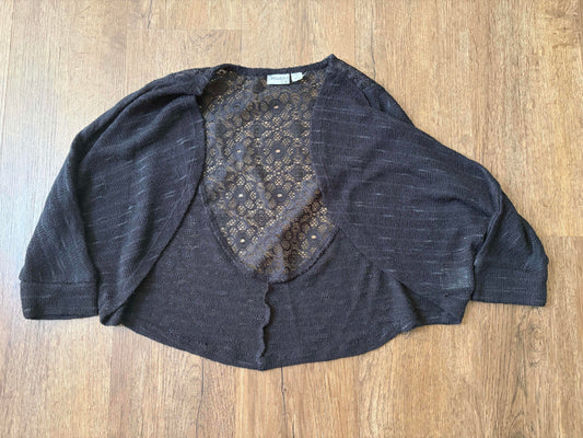 #126 Mudd Black Shrug Girls 12