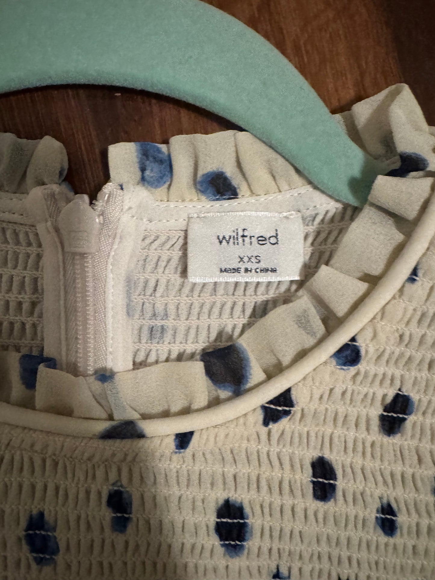 Seller #144 ARITZIA Wilfred “Temptest Blouse” Size XXS