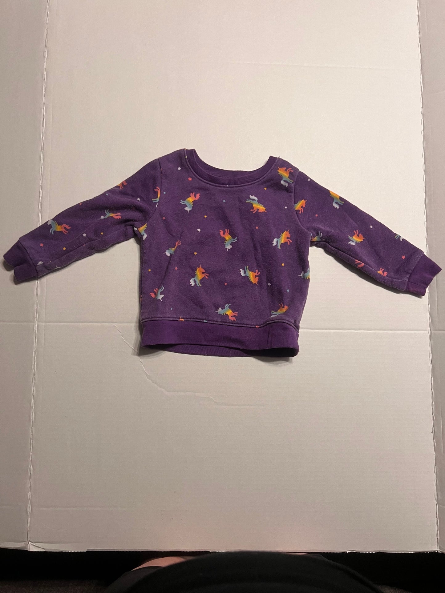 #SCO 74B Girls 18mo Unicorn Sweater