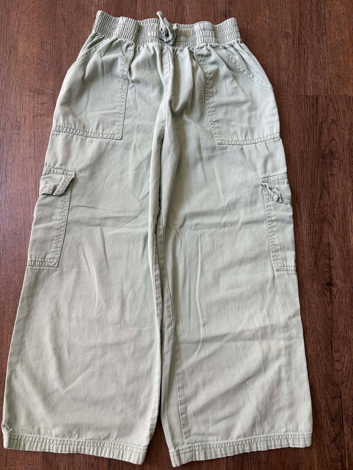 #126 Art Class Army Green Cargo Pants Girls M 8