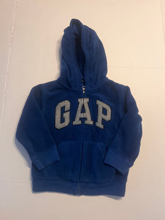 #SCO 74B Gap Fleece Zip Hoodie 4T