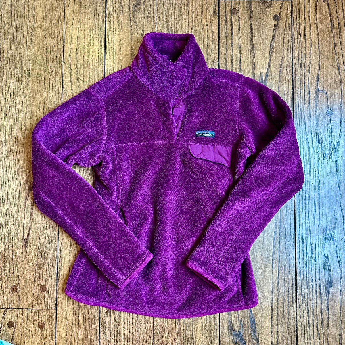 #113	GUC Womens Patagonia Re-Tool Fleece, Purple, size S