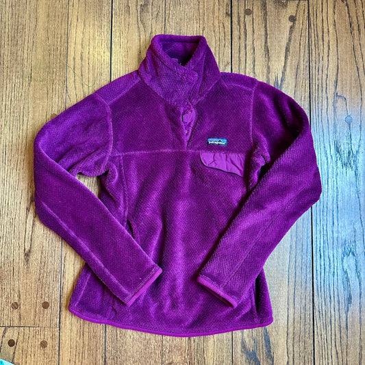 #113	GUC Womens Patagonia Re-Tool Fleece, Purple, size S
