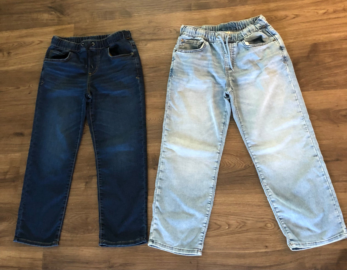#137 Cat & Jack boys size 12 stretchy soft jeans bundle