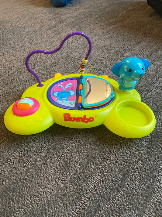 REDUCED Bumbo tray attachment tabletop toy