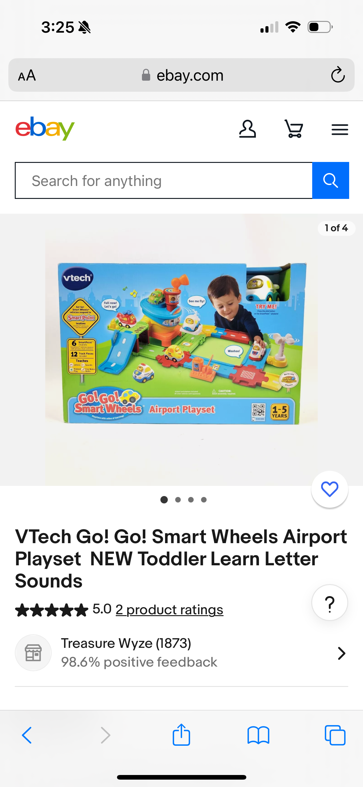 V Tech Go! Go! Smart Wheels Track with 6 vehicles- PPU 45044 (Liberty Twp)