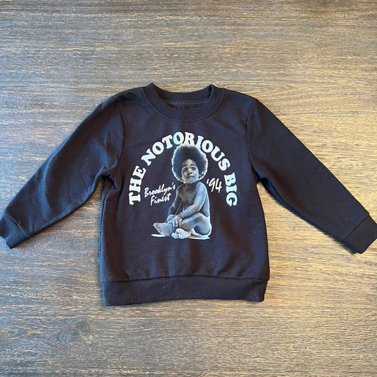 #5 The Notorious Big Crew Neck Sweatshirt, Toddler 3t