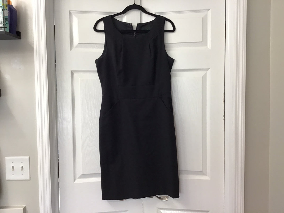 #90: J.Crew Women’s Black Sleeveless Sheath Dress Size 10