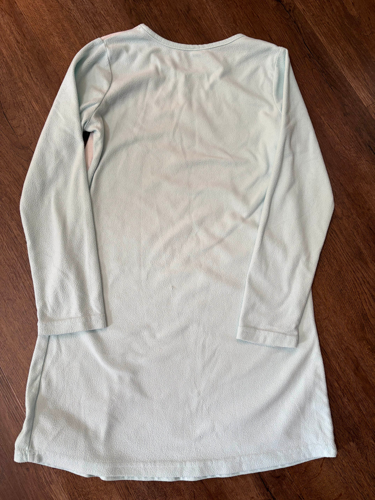 #126 Kitty Fleece Nightgown Girls L 10/12