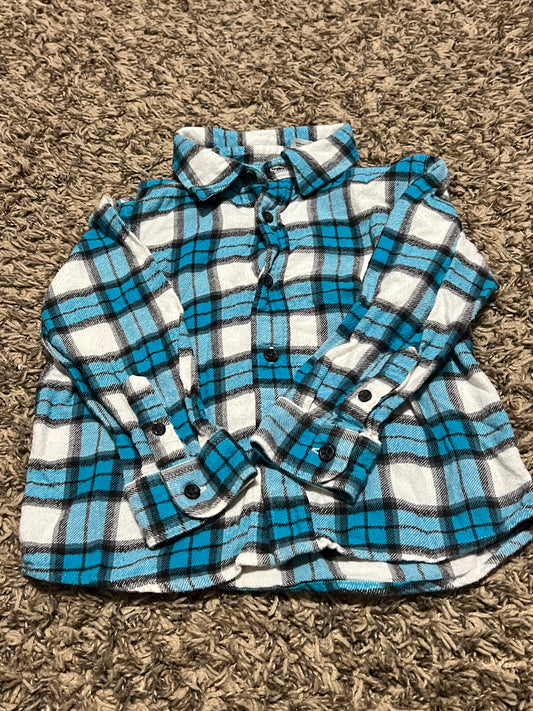 Seller #45 Jumping Beans Blue, Black, and White Fleece Size 3t