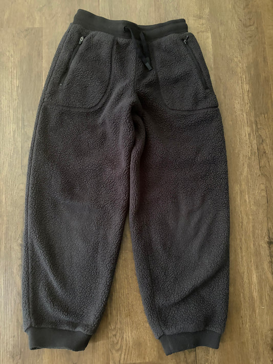 #126 All in Motion Fuzzy Black Pants Girls L 10/12