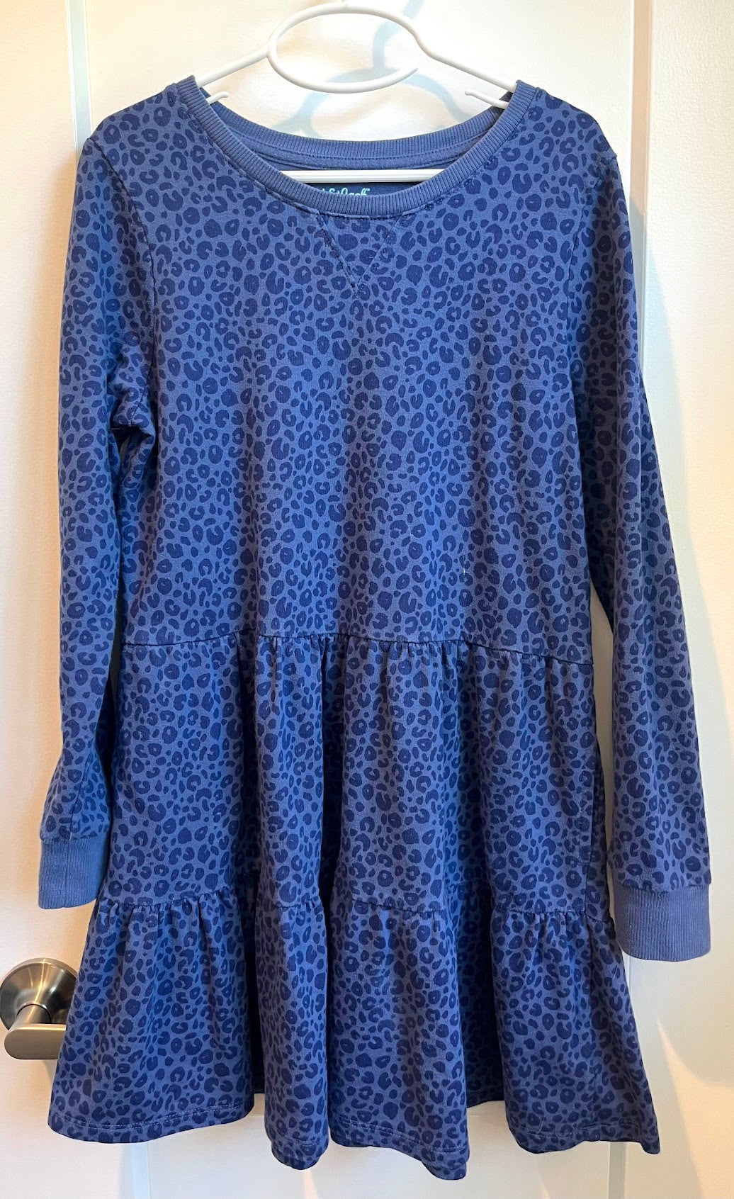 Seller #60 Cat & Jack Blue Cheetah Print Dress Girls Size M 7/8