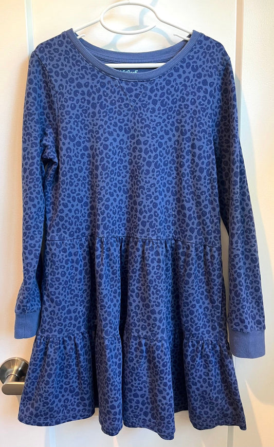Seller #60 Cat & Jack Blue Cheetah Print Dress Girls Size M 7/8