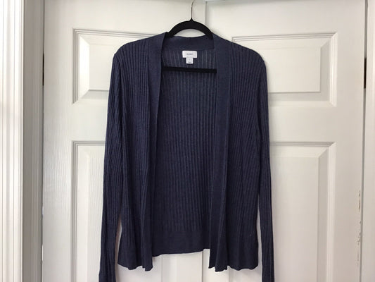#90: Old Navy Navy Ribbed Open Front Cardigan Size Large