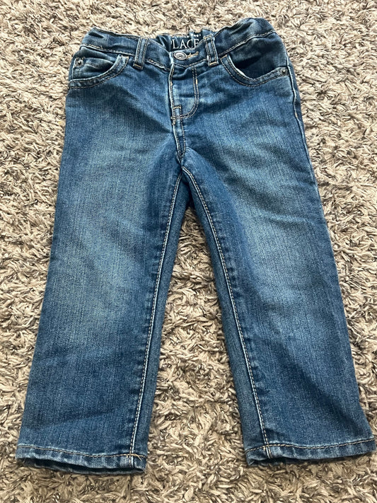 Seller #45 The Childrens Place Adjustable Waistband Blue Jeans Size 2t