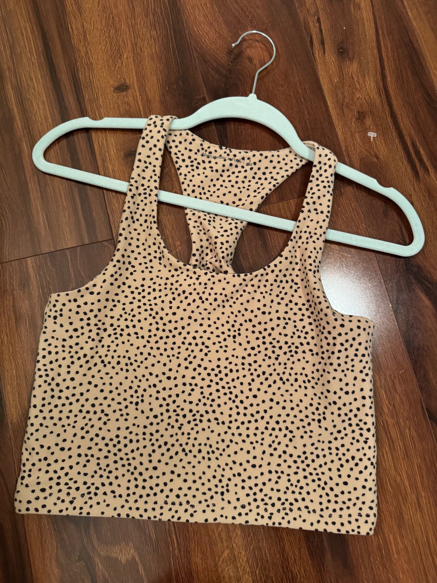 Seller #144 Abercrombie and Fitch Leopard Athletic Crop Top - Size SMALL
