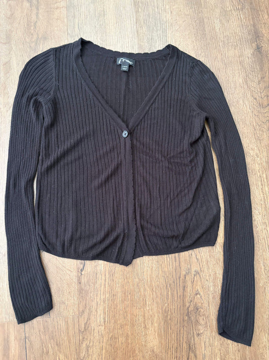 #126 EUC Art Class Black Cardigan Girls L 10/12