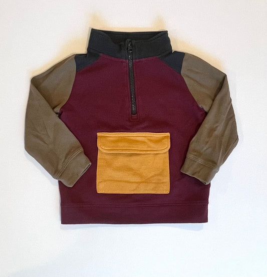 Seller #60 Art Class 1/4 Zip Color Block Sweatshirt Boys Size 4T