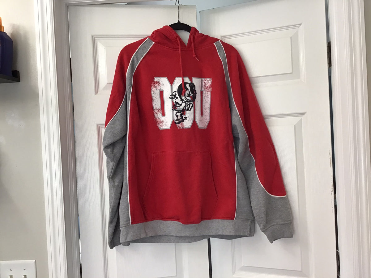#90: Ohio State Buckeyes Brutus Hoodie Size Large
